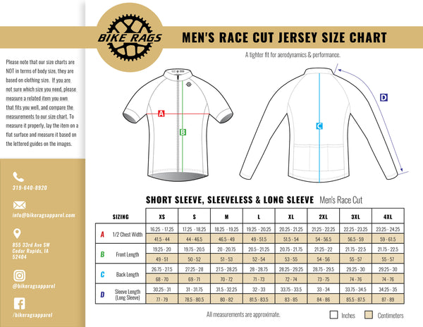 Pennsylvania CCC - Unisex/Men's Race Cut Jersey